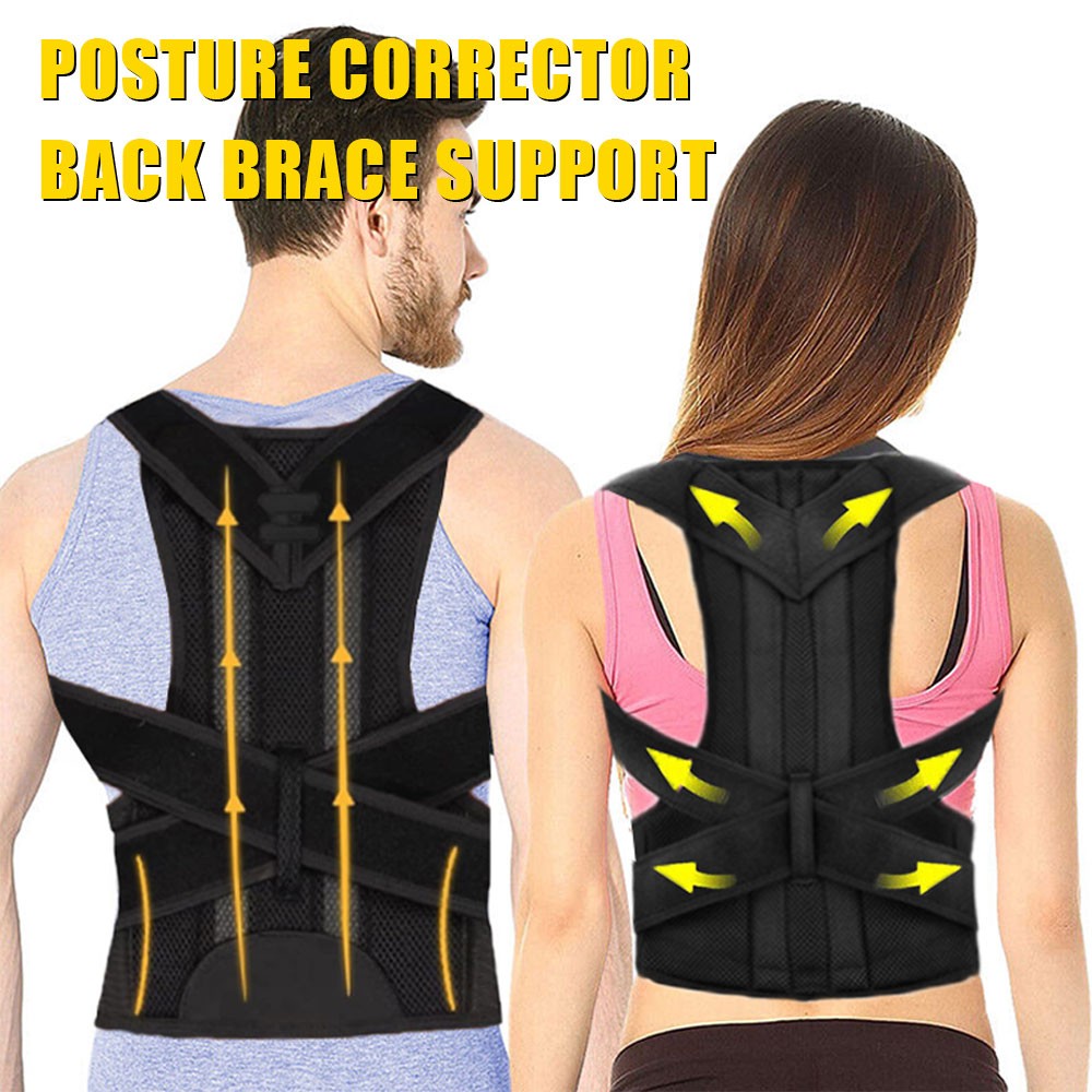 Posture Corrector for Men/Women-Invisible Thoracic Full Back Brace for Hunchback