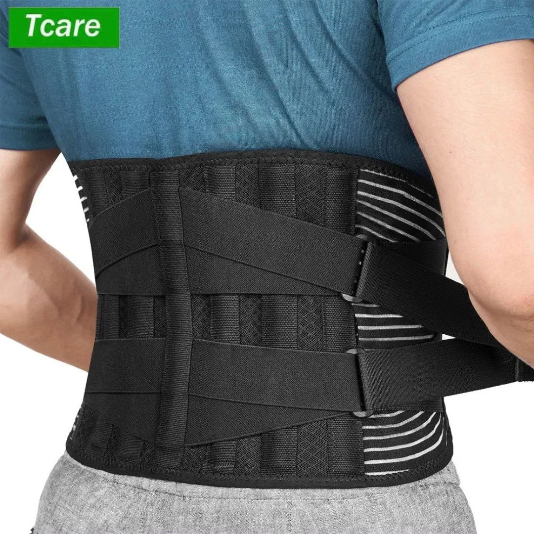 Adjustable Lower Back Brace Lumbar Support Waist Belt For Men Women Pain Relief