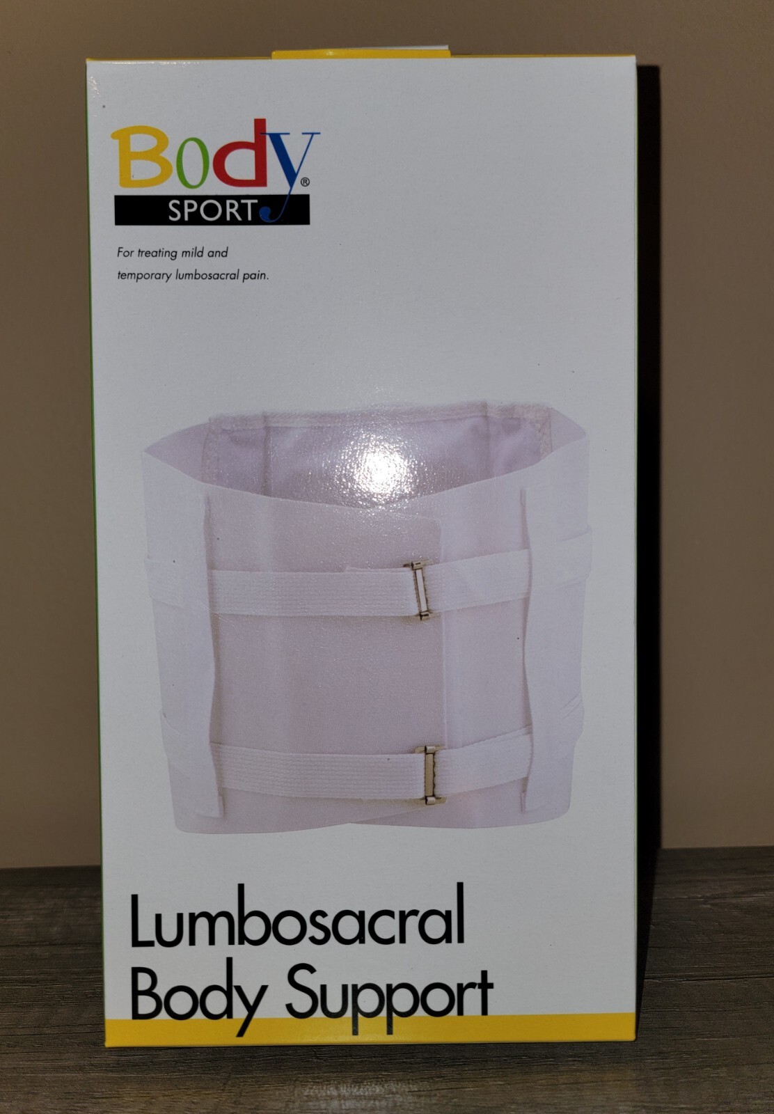 LUMBOSACRAL BODY SUPPORT EXTRA LARGE – NEW IN BOX – STILL IN PLASTIC