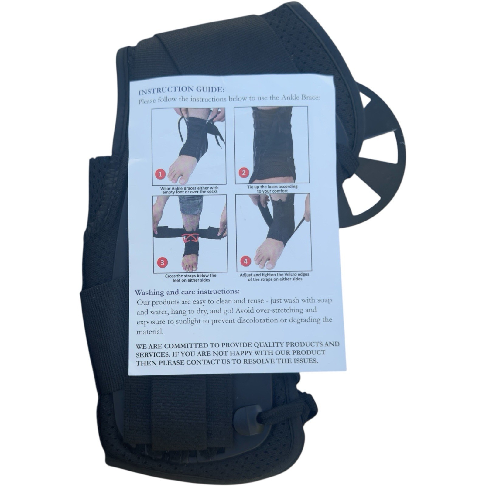 MEDISED Ankle Support Brace – Stabilizing Laces for Sprains and Injury Recovery