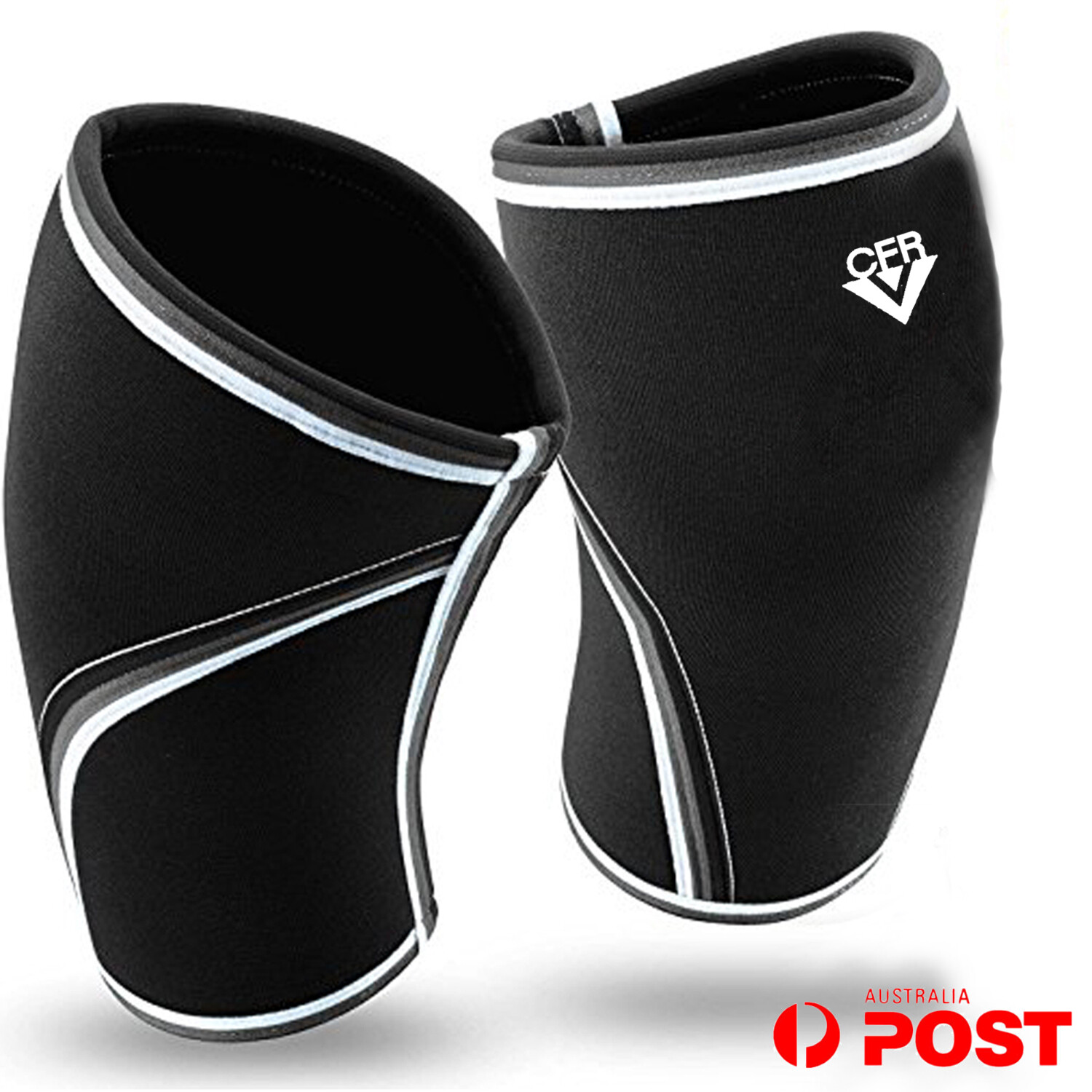 CFR Knee Sleeves Support Compression Weightlifting 7mm Neoprene Squats Women Men