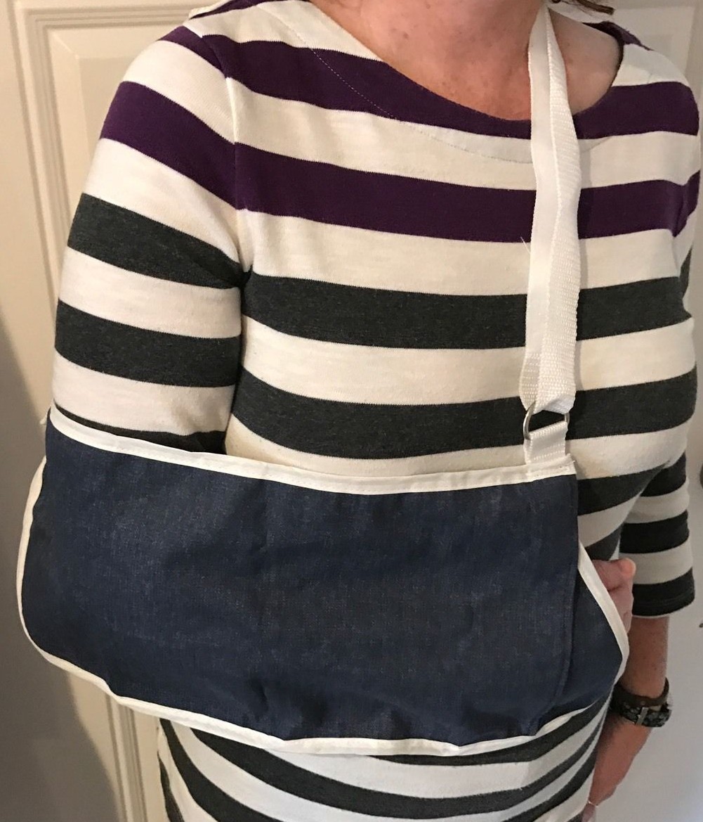 Rose Healthcare #2078 Denim Blue Arm Sling, One Size