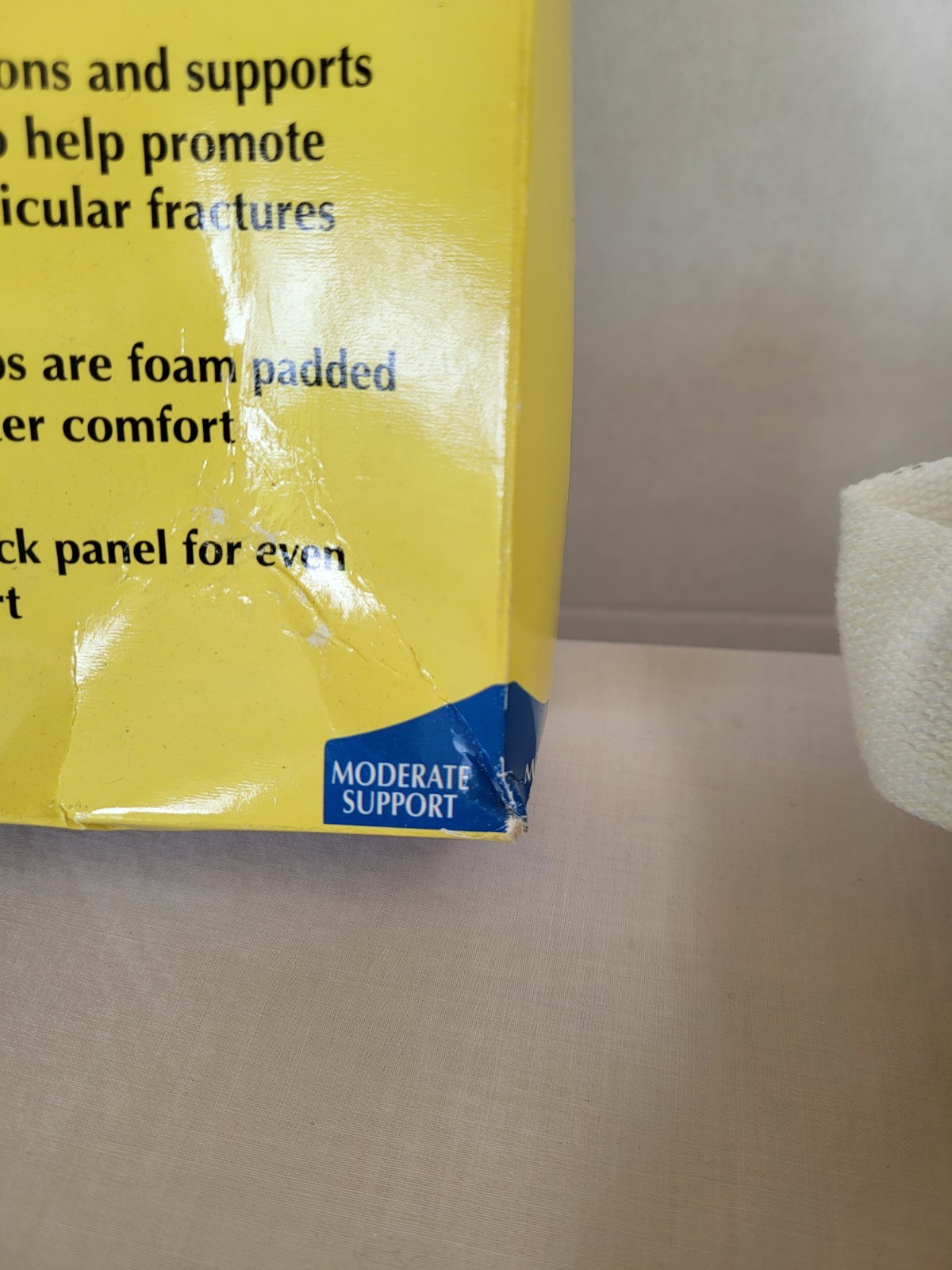 Clavicle Support Shoulder Brace ProCare Felt Foam Buckle Closure Large Preowned