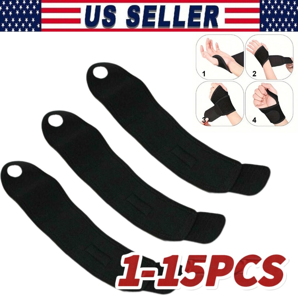Wrist Hand Brace Support Carpal Tunnel Sprain Arthritis Gym Splint Left / Right