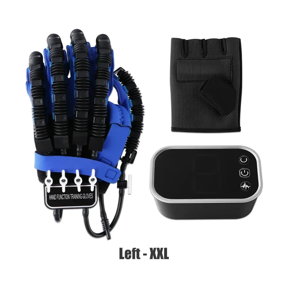Left & Right Hand Finger Rehabilitation Exerciser Robot Gloves Training Therapy