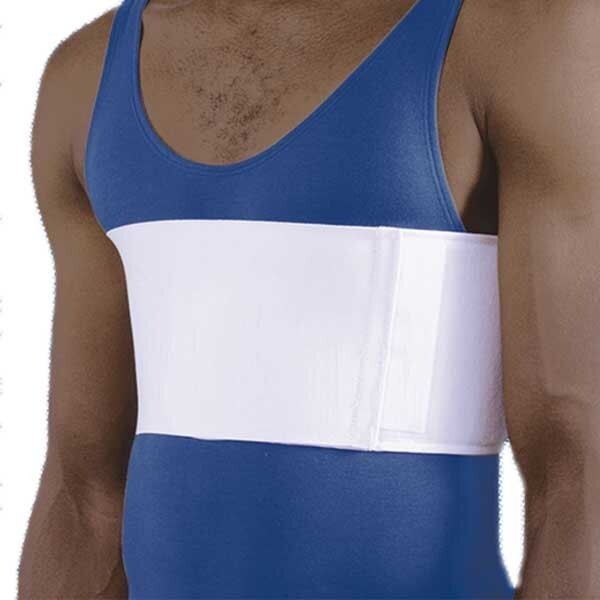 FLA All Elastic Rib Belt-Universal – White – Male