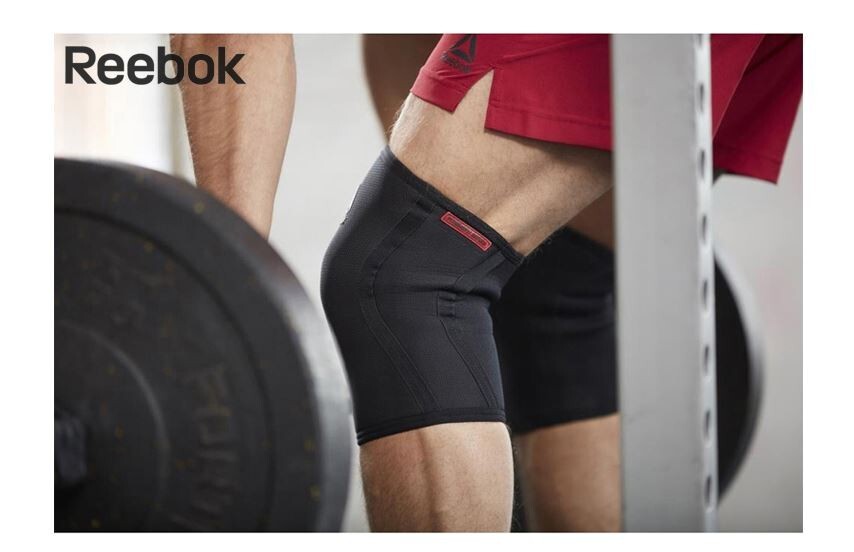 Reebok Knee Sleeve (1604) Pad Support Brace Compression Protection Gym Running