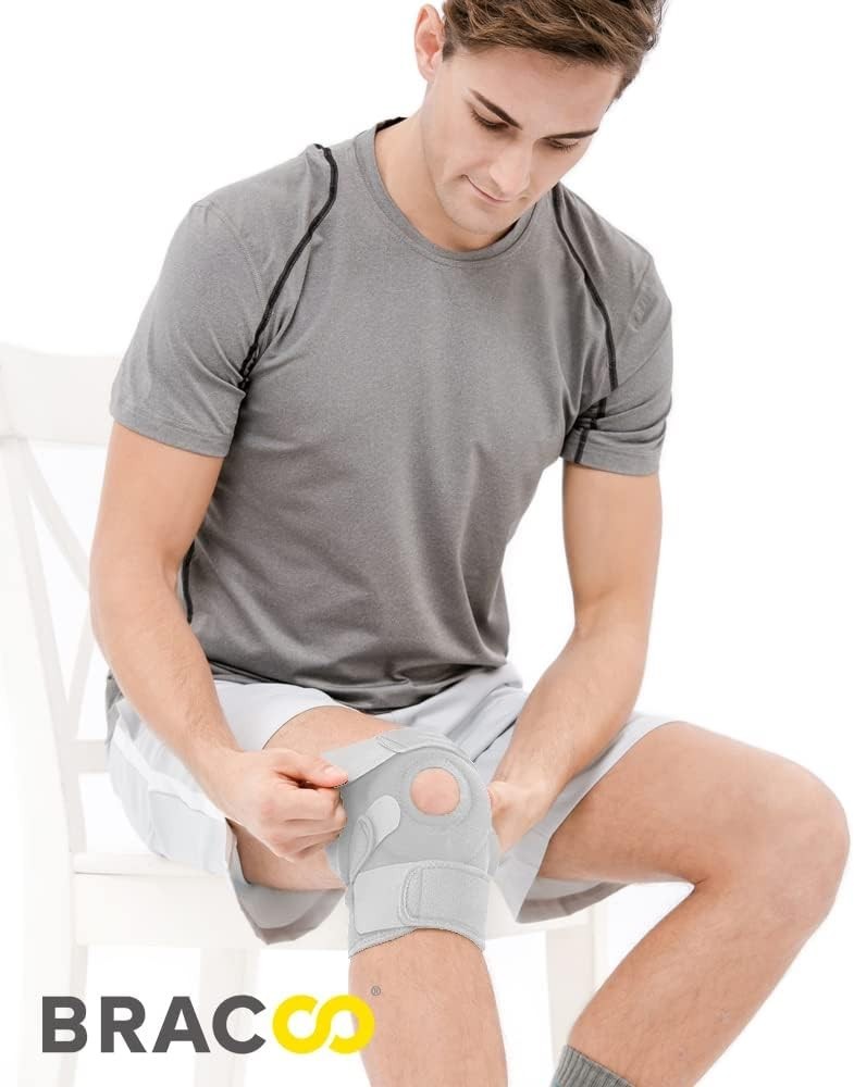 Adjustable Knee Support Brace for Pain Relief & Injury Recovery – Sizes 13-18in