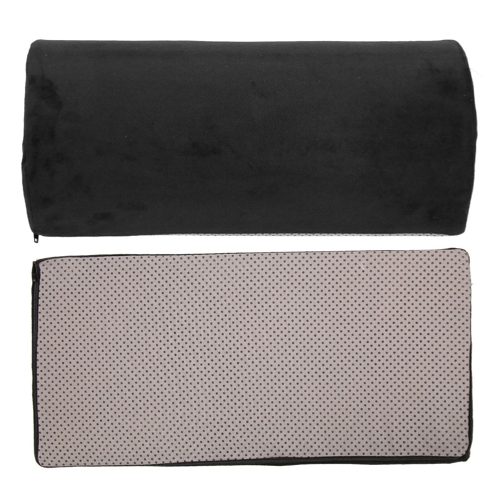 Half Moon Pillow Black Ankle Knee Neck Lumbar Support Cushion Elderly People