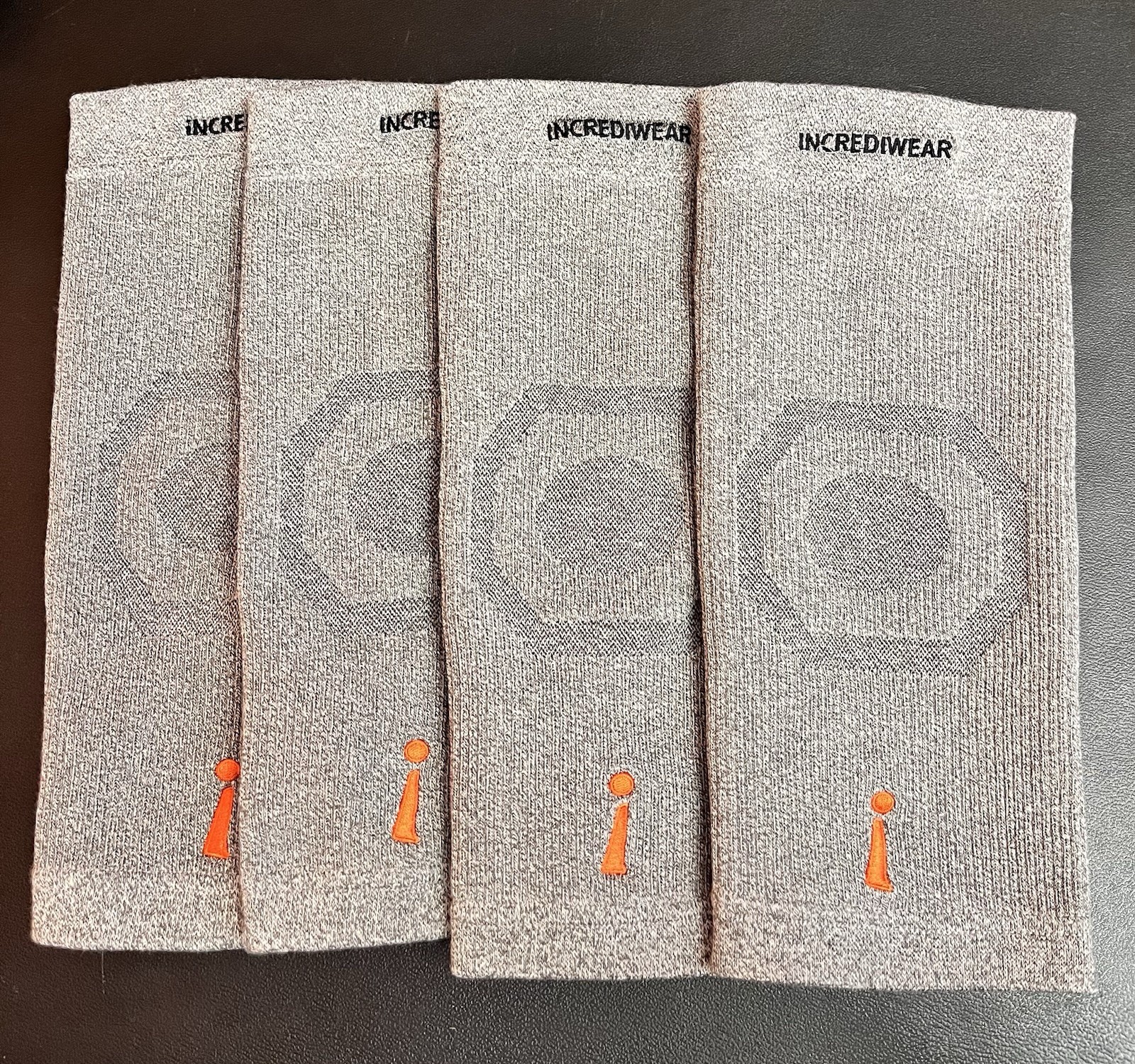 Incrediwear 4 Large Knee Sleeve Grey Compression Support – Used