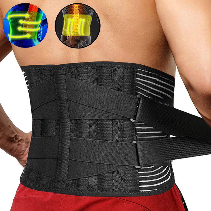 Back Support Lower Back Brace Pain-Relief Lumbar Support Belt Sciatica Women&Men