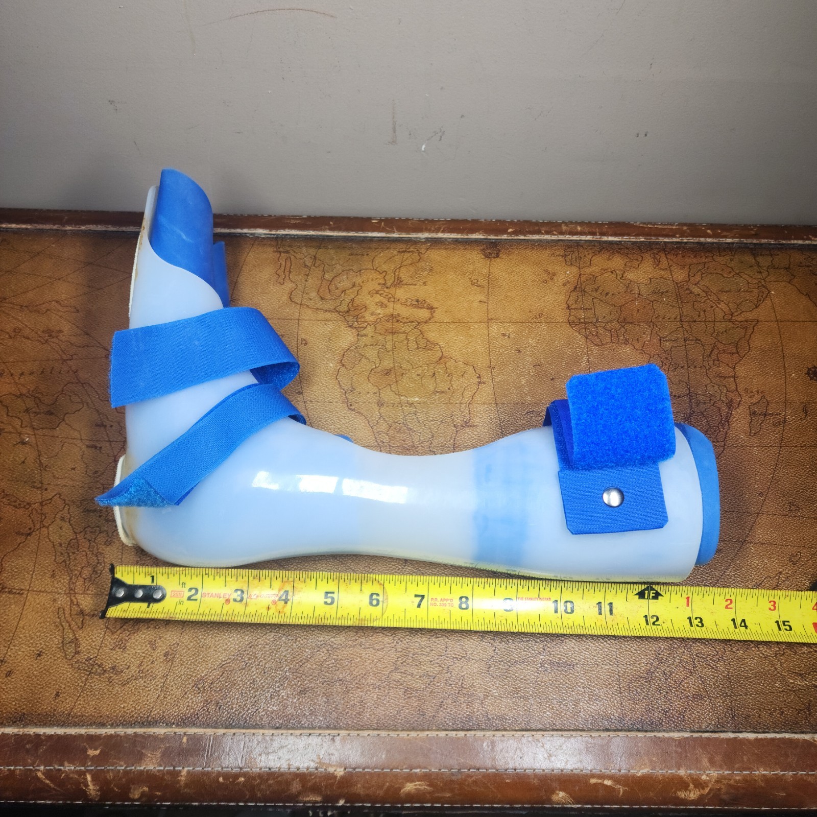 AFO KAFO Orthosis Hard Plastic Foot Support Ankle Brace Left Leg HiTEK