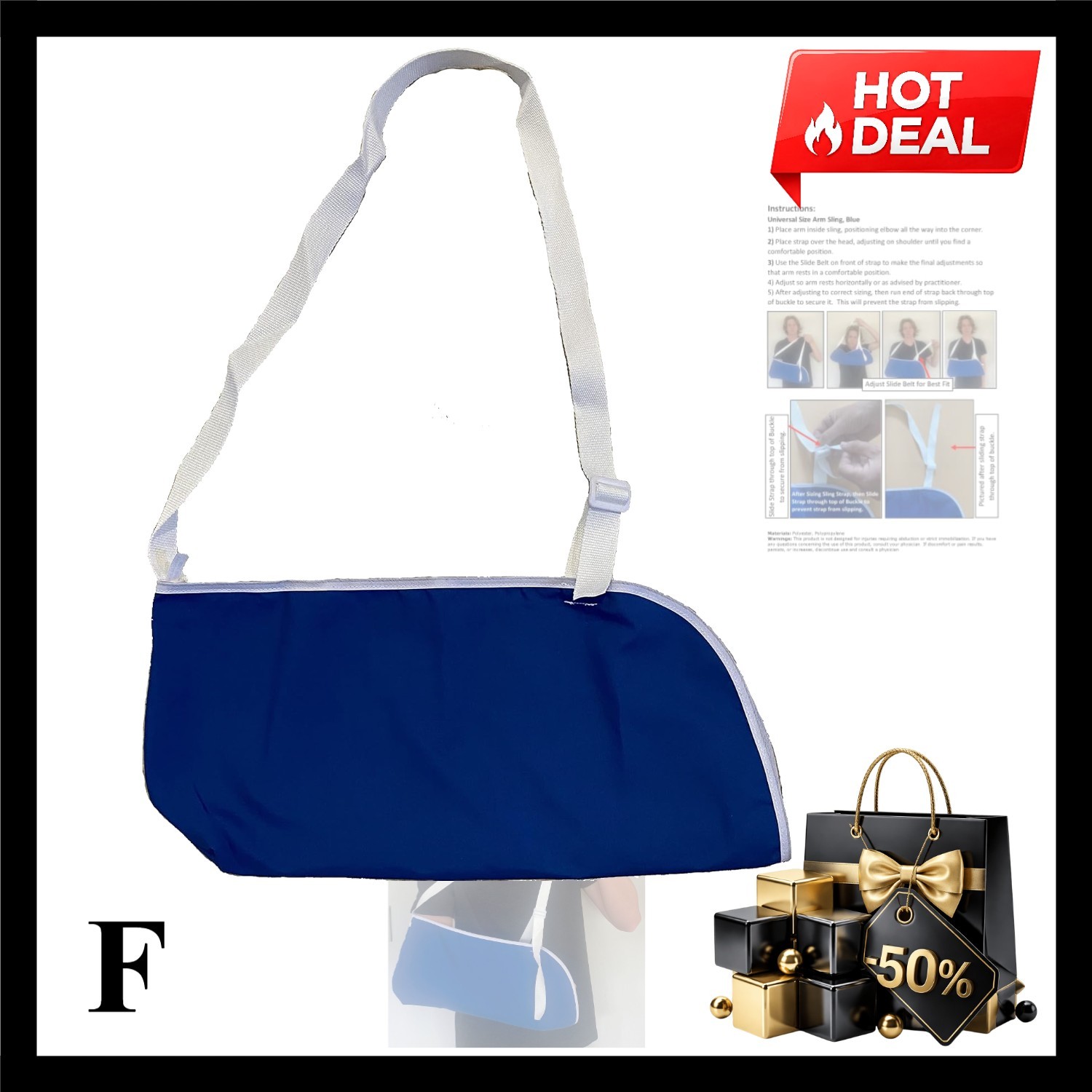 Universal Arm Sling, Blue