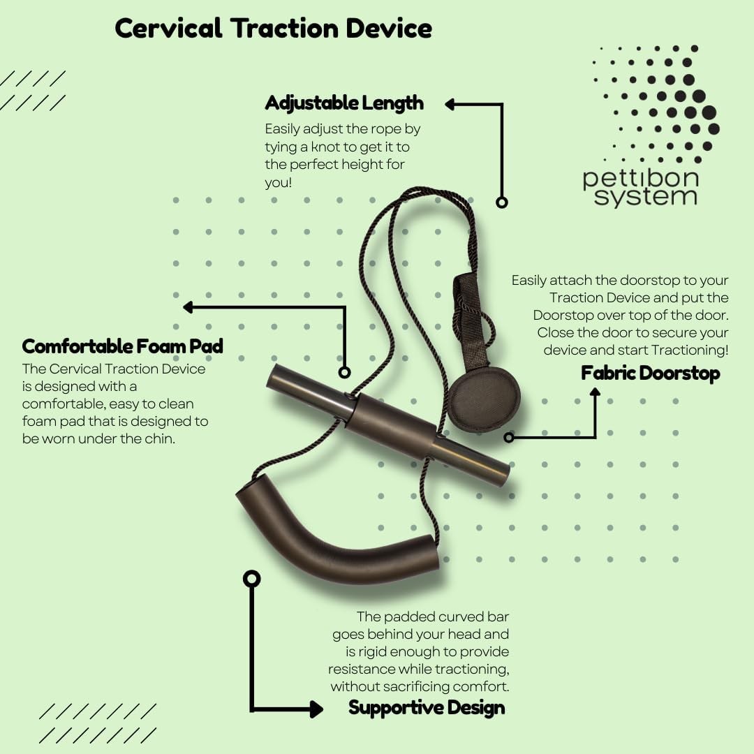 Authentic Pettibon System Portable Cervical Neck Traction Over Door Device