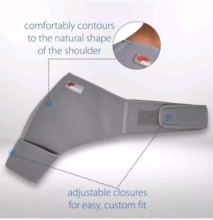 Medium Swede-O Thermal Vent Shoulder Wrap Support Size Medium