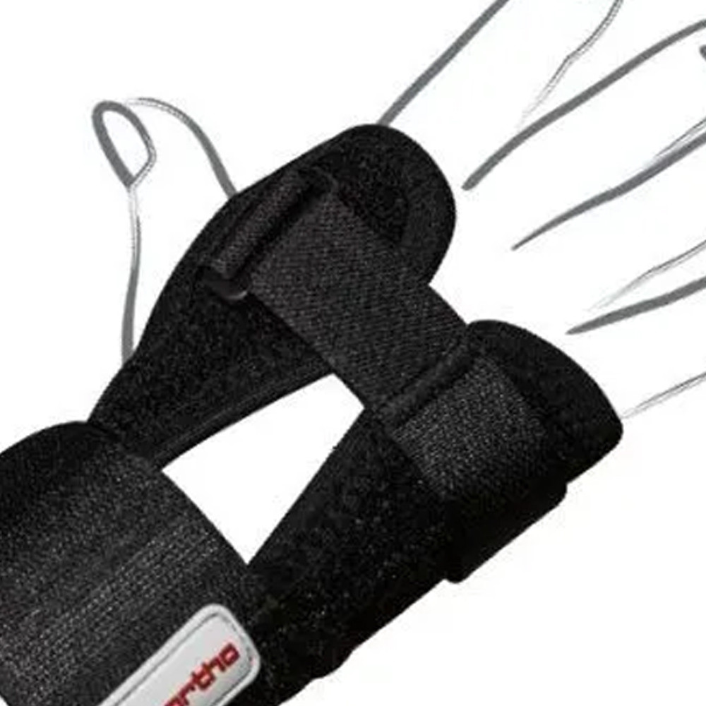 Tenortho Drypol Long Right Fence Bracelet in Breathable Fabric Black
