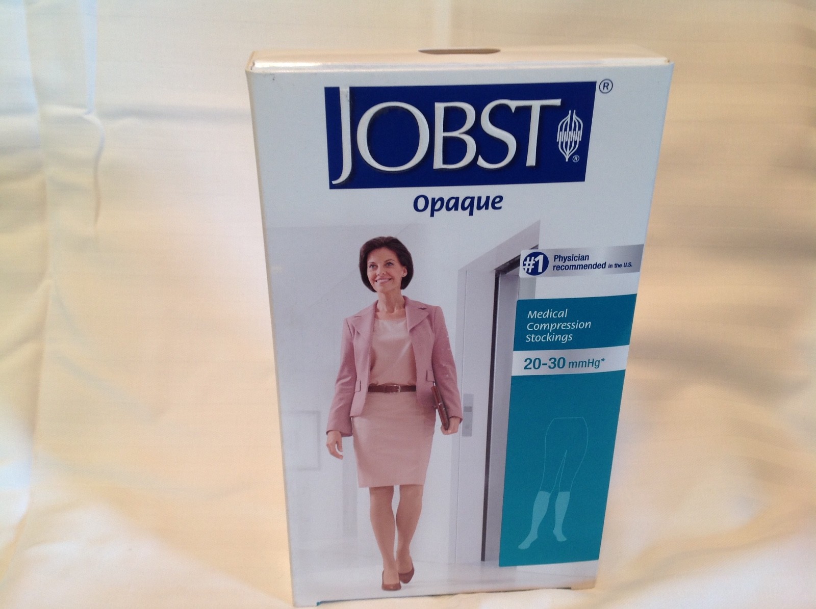 JOBST Medical LegWear Knee High 20-30 mmHg Opaque Medium Silky Beige 1 Pair