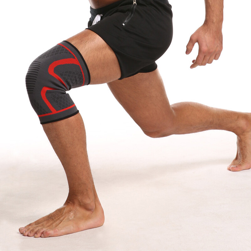 1/2Pcs Knee Brace Support Compression Sleeve Arthritis Joint Injury Pain Relief