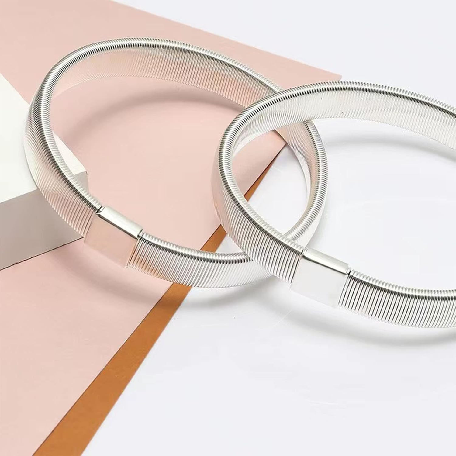 2 Pairs Sleeve Garters for Women Men Adjustable Elastic Arm Bands for Shirts Lon
