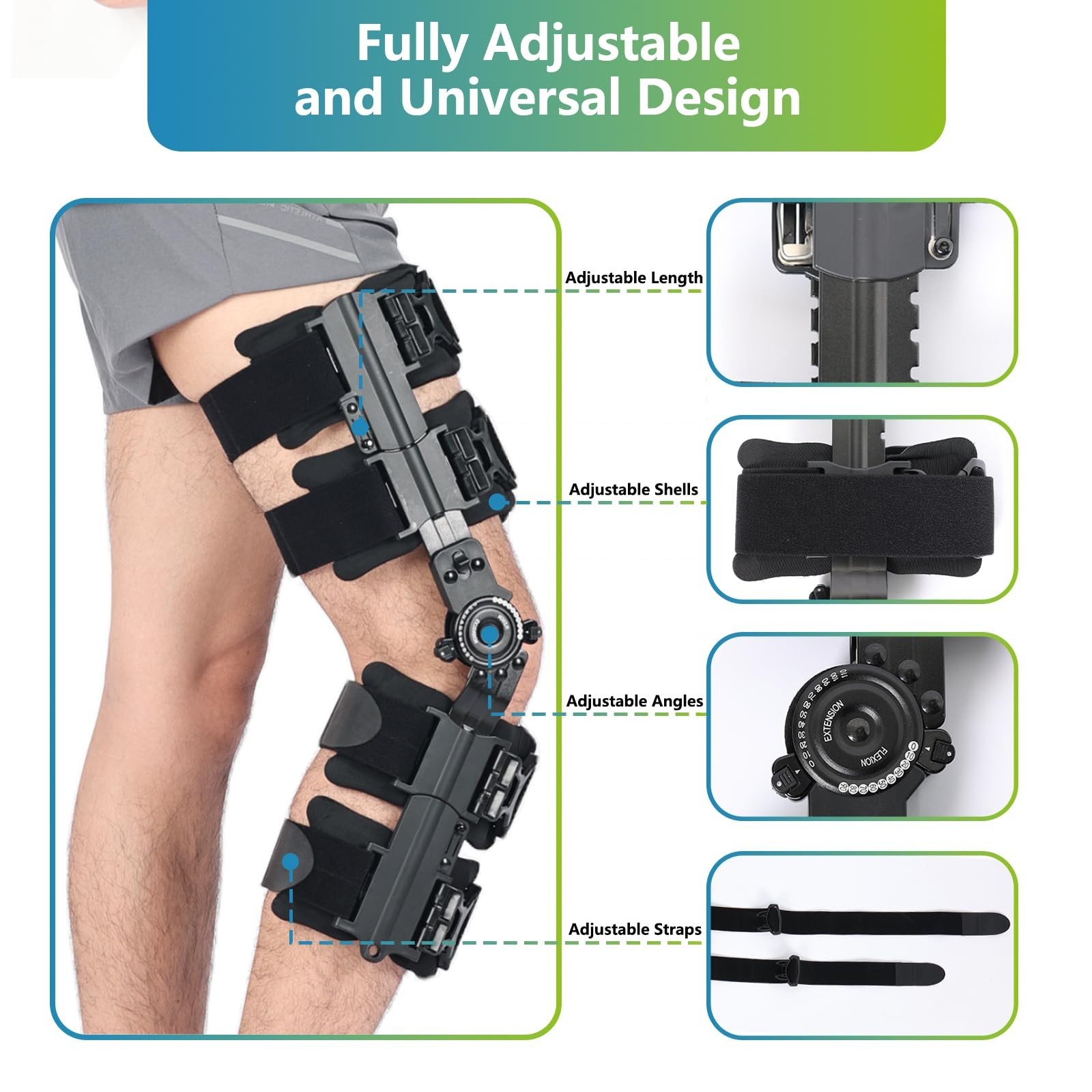 Adjustable Support for Pain Relief, Arthritis & Daily Activities,Fits Men&Women