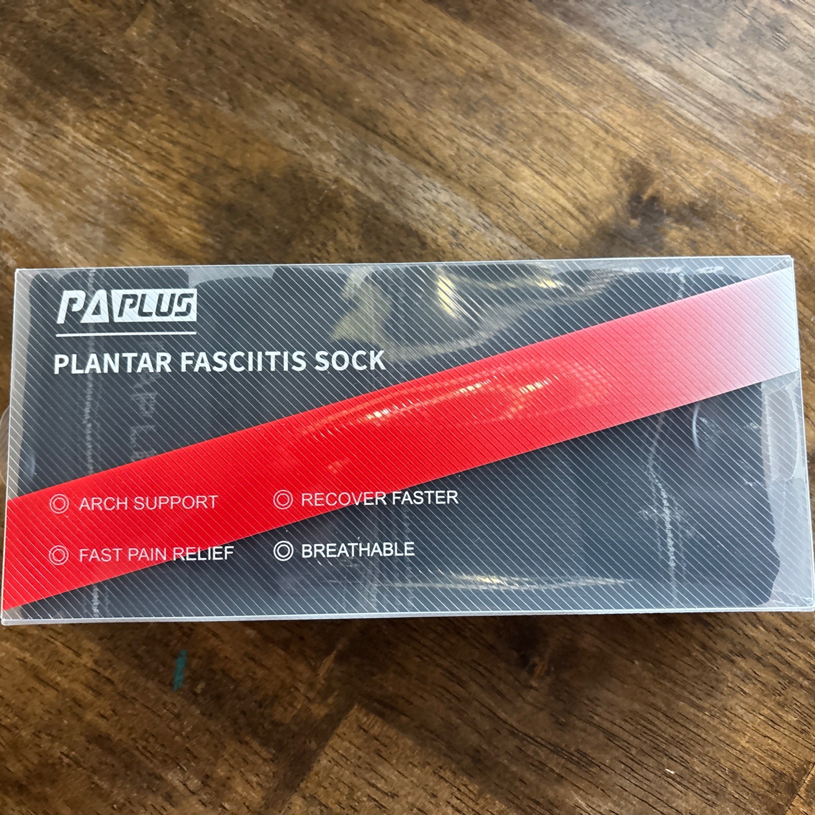 PA PLUS Plantar Fasciitis Socks, NEW 4-Pack for pain relief Size: XL;
