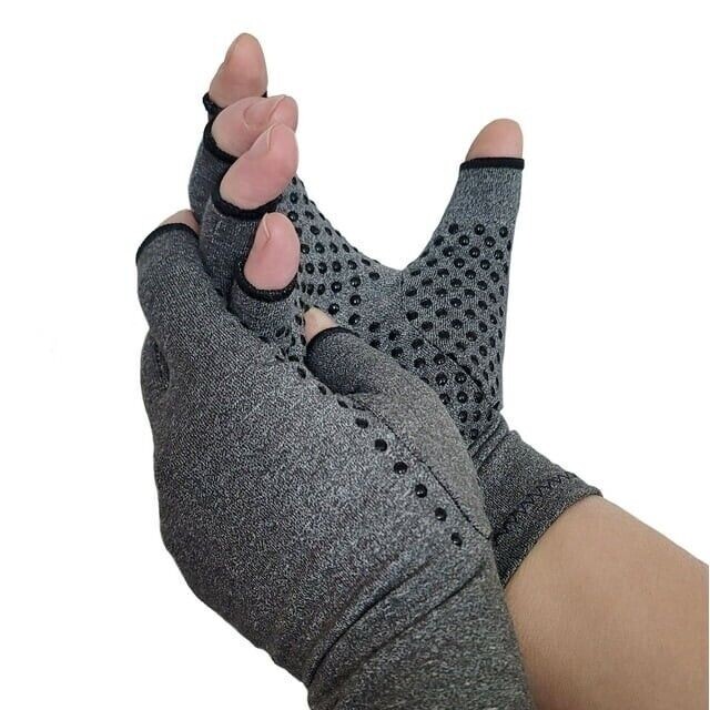 Handy Solutions Fingerless Compression Gloves for Arthritis – Size Small