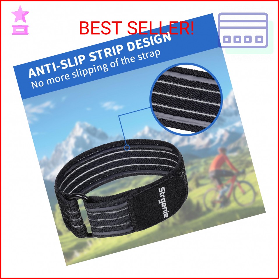 Strgenie Elastic Boot Straps with Anti-Slip Strips, Cowboy Boot Straps for Ankle