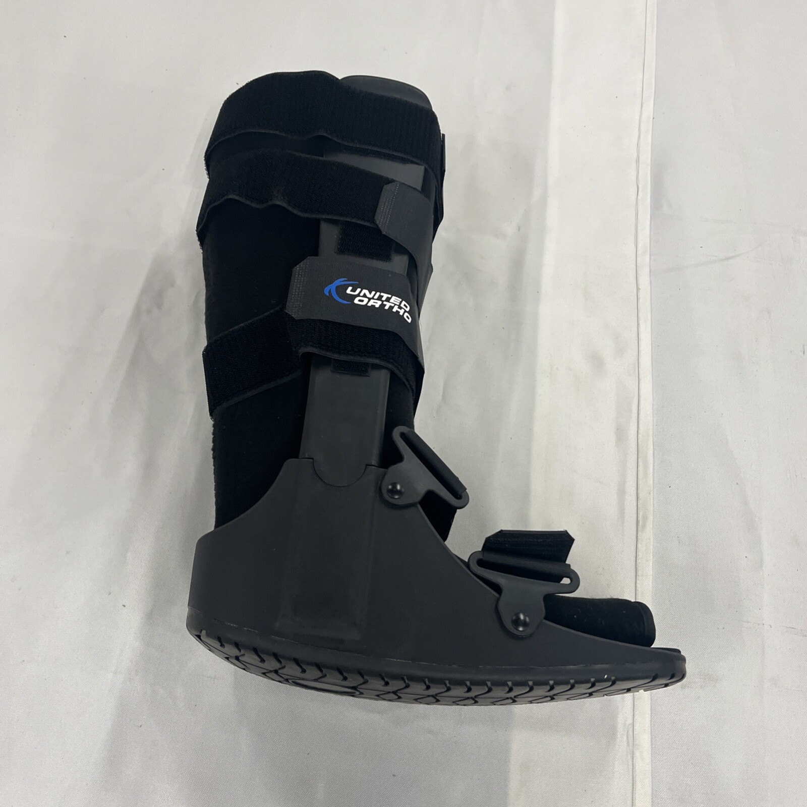 United Ortho Fracture Boot Cast Tall Black Unisex Size Medium