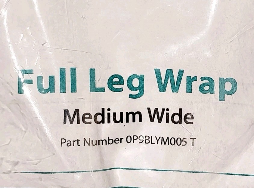 NEW SEALED TACTILE ENTRE FULL LEG WRAP MEDIUM WIDE THERMO TECH OP9BLYM005 T USA