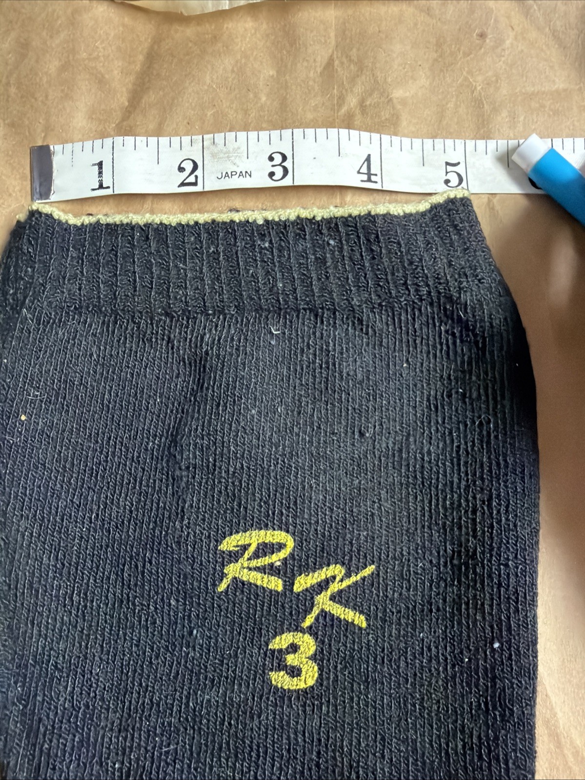 Prosthetic Sock Black THE ROYAL FLUSH USA Made 98% Polyester Large.preowned