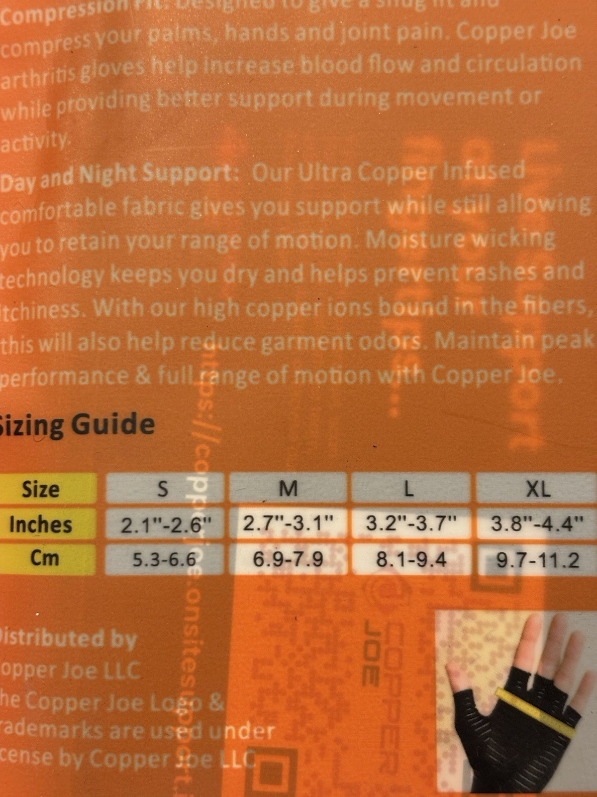 Copper Joe Ultimate Copper Relief Size L