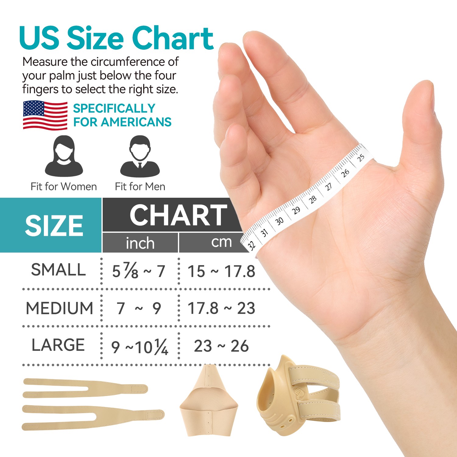CMC Thumb Brace for Wrist Splint Support Joint Thumb Osteoarthritis Fortemotus