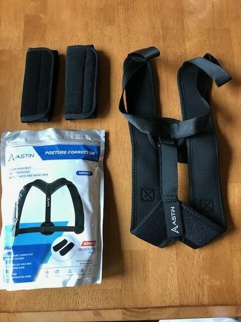 Astin Unisex Posture Corrector/Back Brace Pain Relief & Support NWT FAST SHIP
