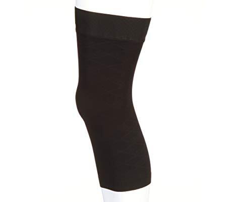 Knee Brace under sleeve w/silicone top band, black, size extra large