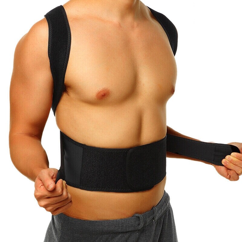 Back Posture Corrector Support Brace Thoracic Shoulder Belt Hunchback Kyphosis