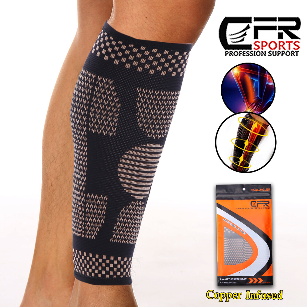Copper Compression Socks 20-30mmHg Support Calf Leg Sport Men Women Workout CFR