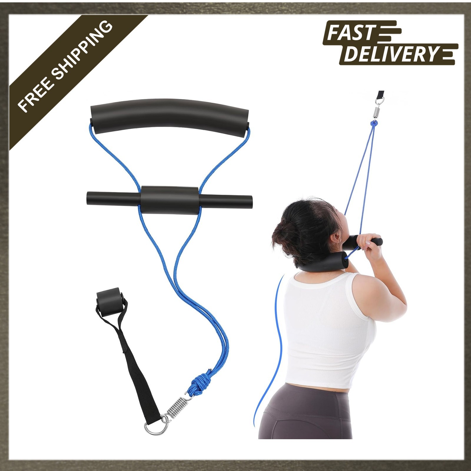 Cervical Neck Traction Device Over Door for Neck Pain Relief Spinal