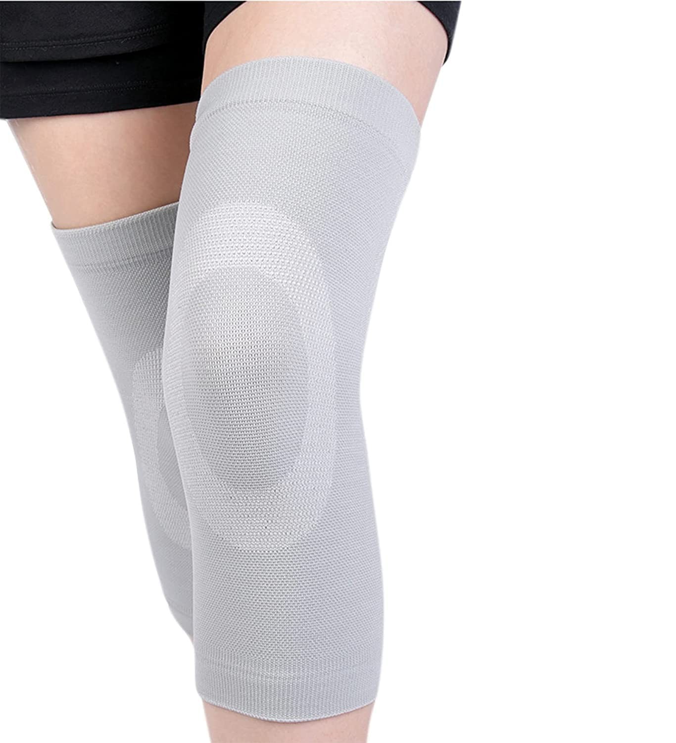 1 Pair Compression Knee Sleeve for Men Women, Cotton Knee Brace Leg Support f…