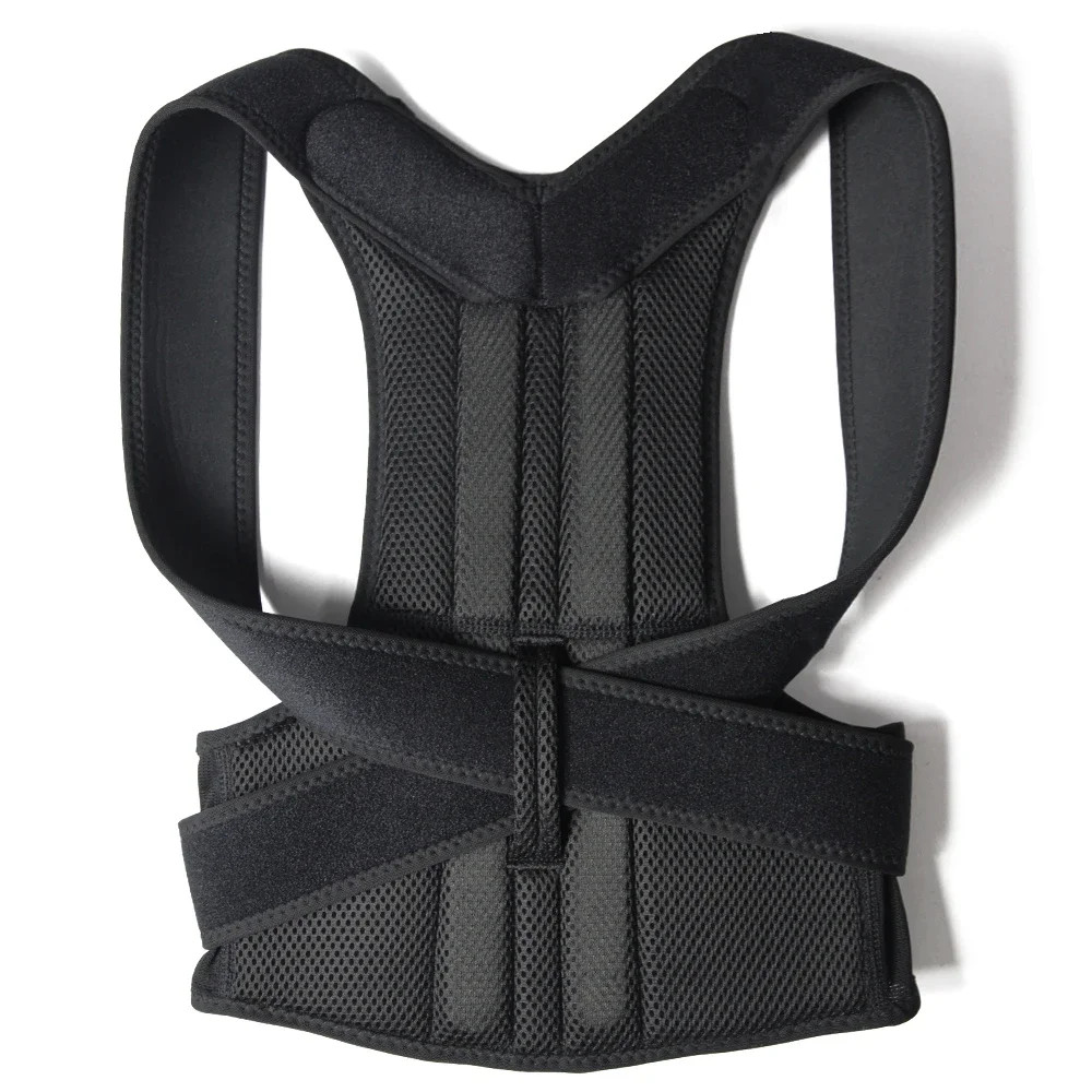 Reinforced Belt Lumbar Column Posture Corrector Vest Adjustable Back Support St