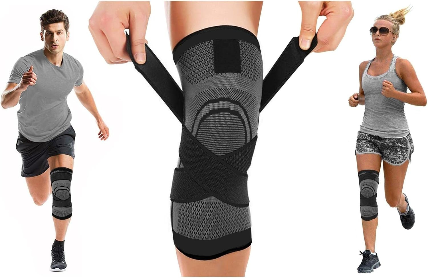 Knee Braces, Knee Sleeve for Men and Women – Knee Compression Sleeve, Knee Pain