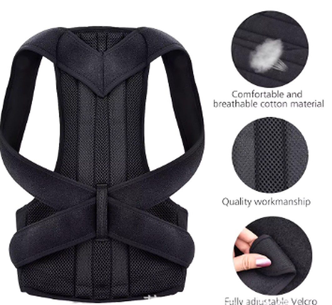 Back Brace Posture Corrector Adjustable Shoulder Support Straightener Men Women