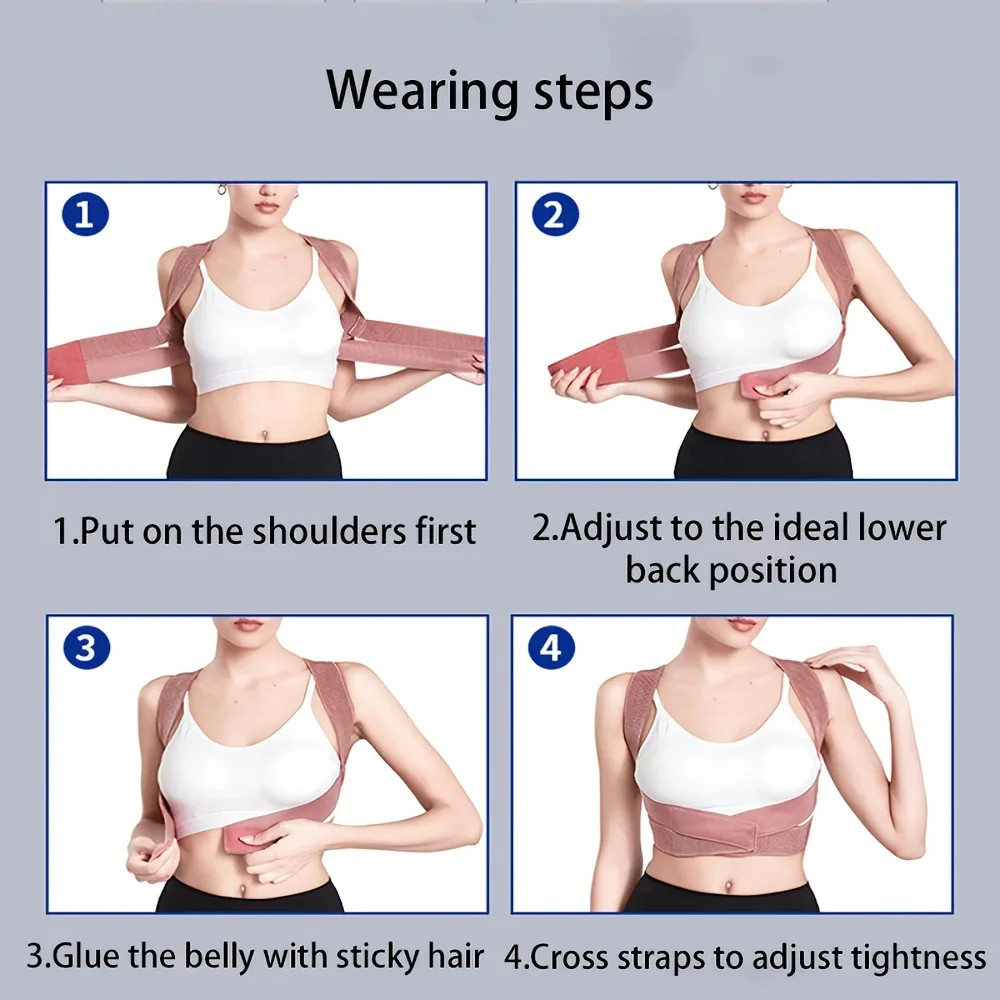 Hunchback Corrector Straight Back Open Shoulder Lumbar Spine Correction Belt