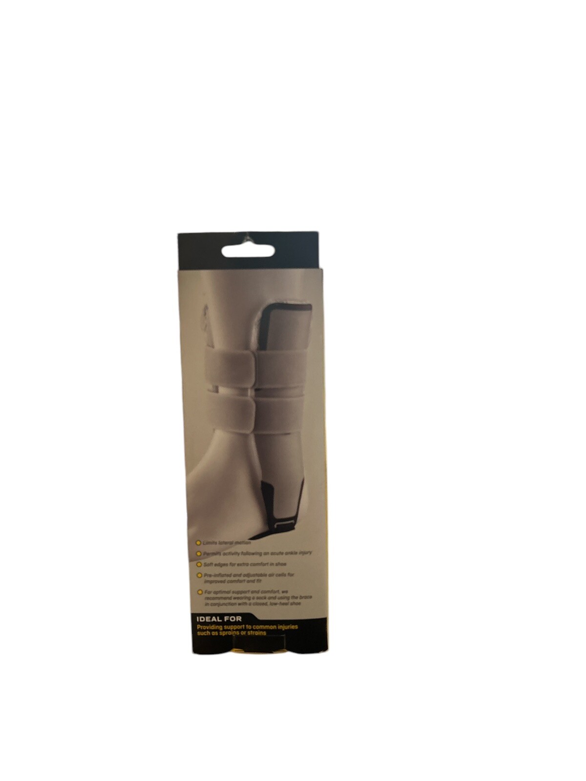 New 3M Futuro Stirrup Ankle Brace Adjustable Firm Support Air Cast Cushion