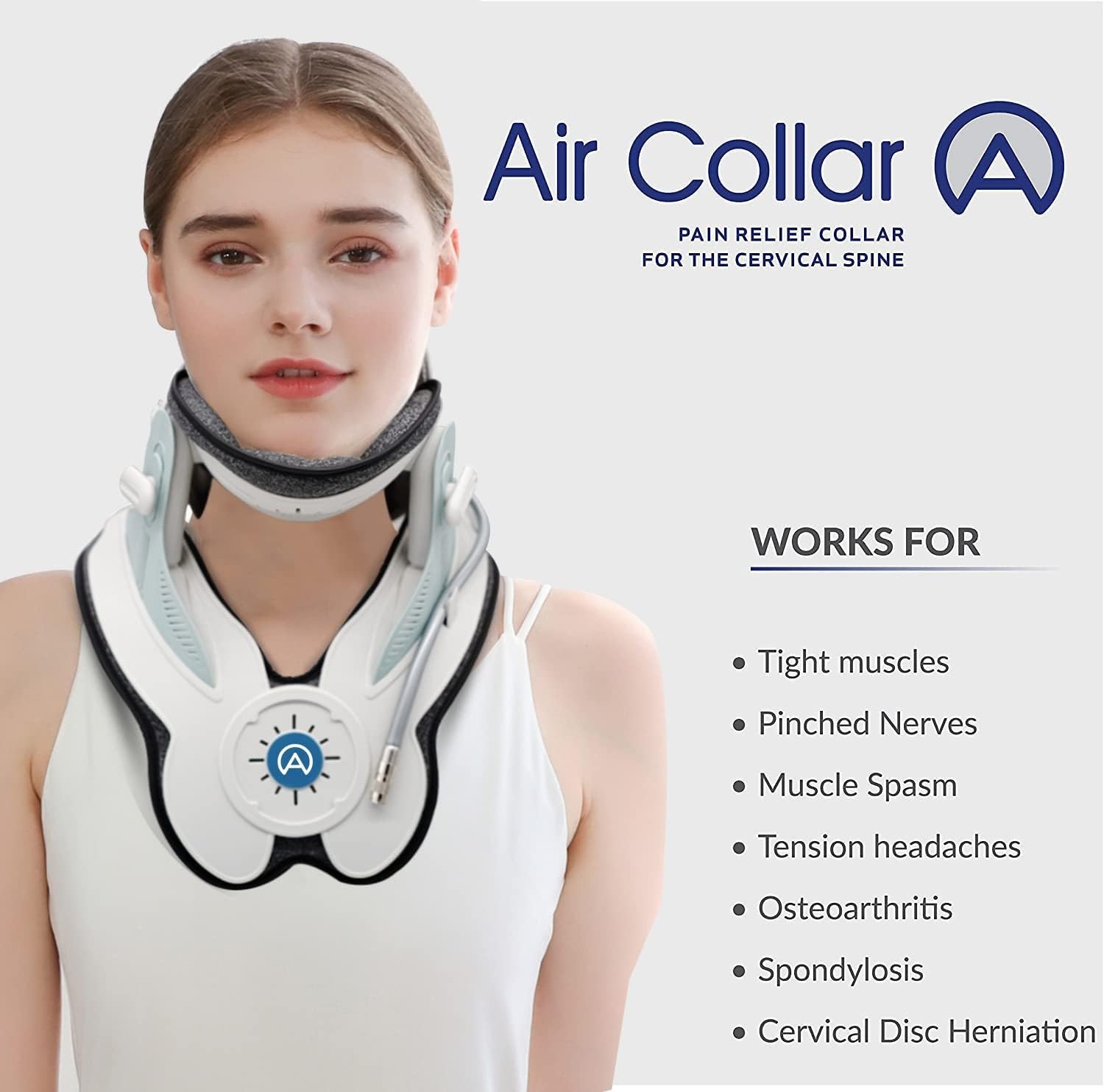 Cervical Neck Traction Device – Electric Pump Stretcher for Pain Relief & Spine