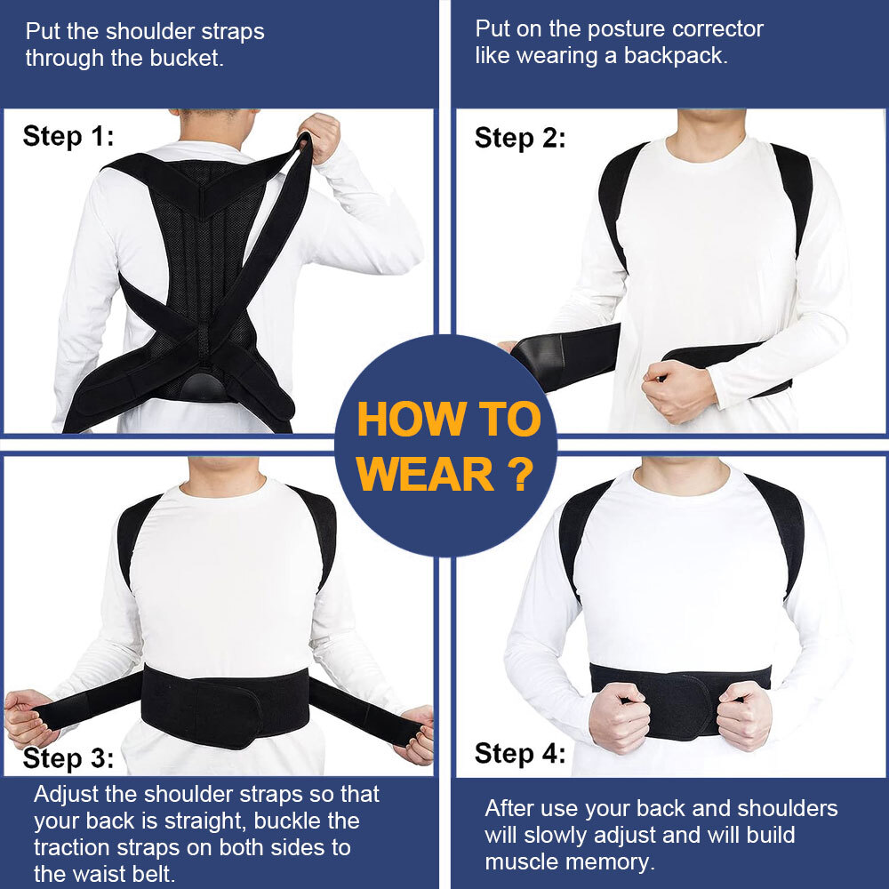 Spine Decompression Back Belt Lumbar Support for Lower Back Pain Relief