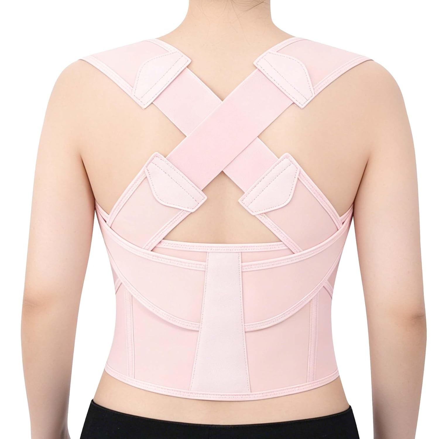Back Brace Posture Corrector for Women and Men Upgraded Dynamic Traction Correct
