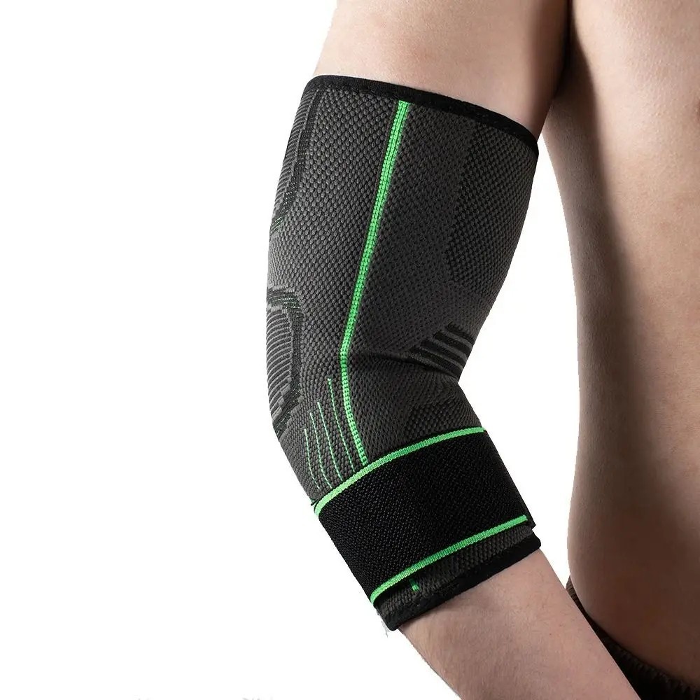 Elbow Compression Sleeve Support Brace Arm Warmers Elastic Sports Gym Support