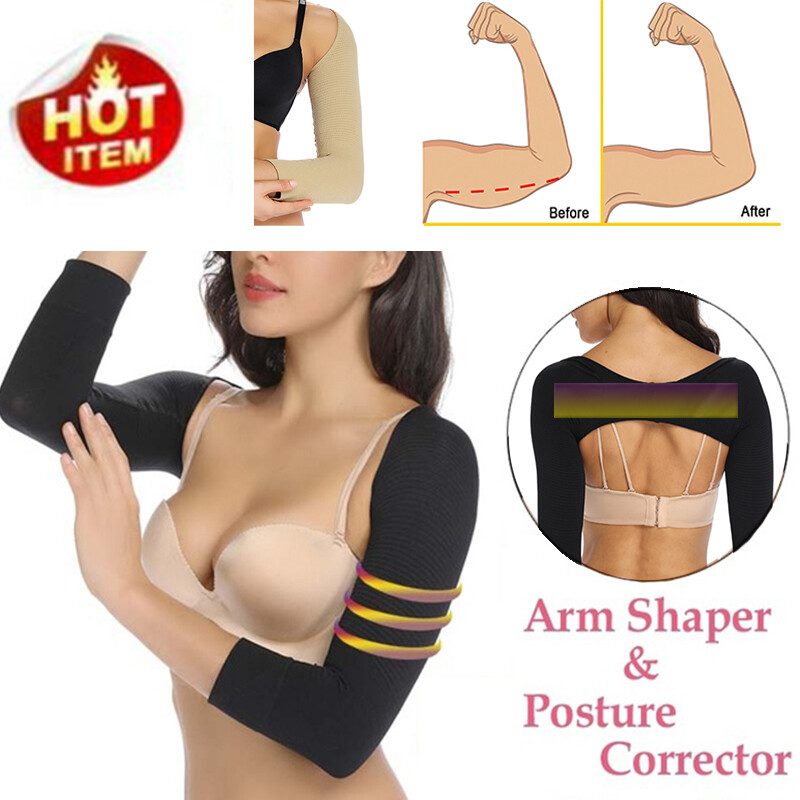 Women Post Surgery Arm Shaper Slimming Weight Loss Sleeves Humpback Shapewear