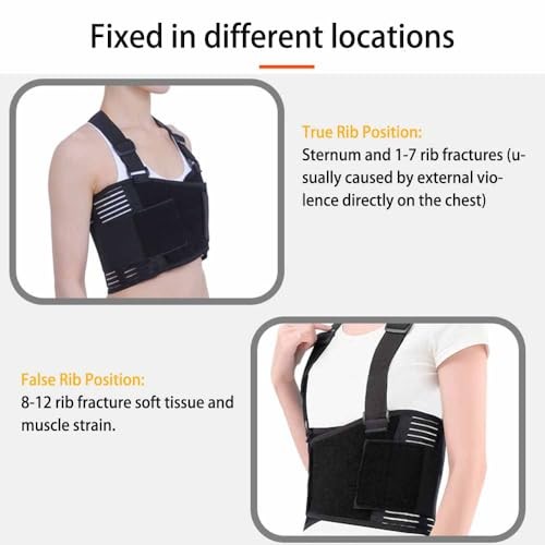 Broken Rib Support Brace, Rib and Chest Support Brace, Rib Belt for XX-Large