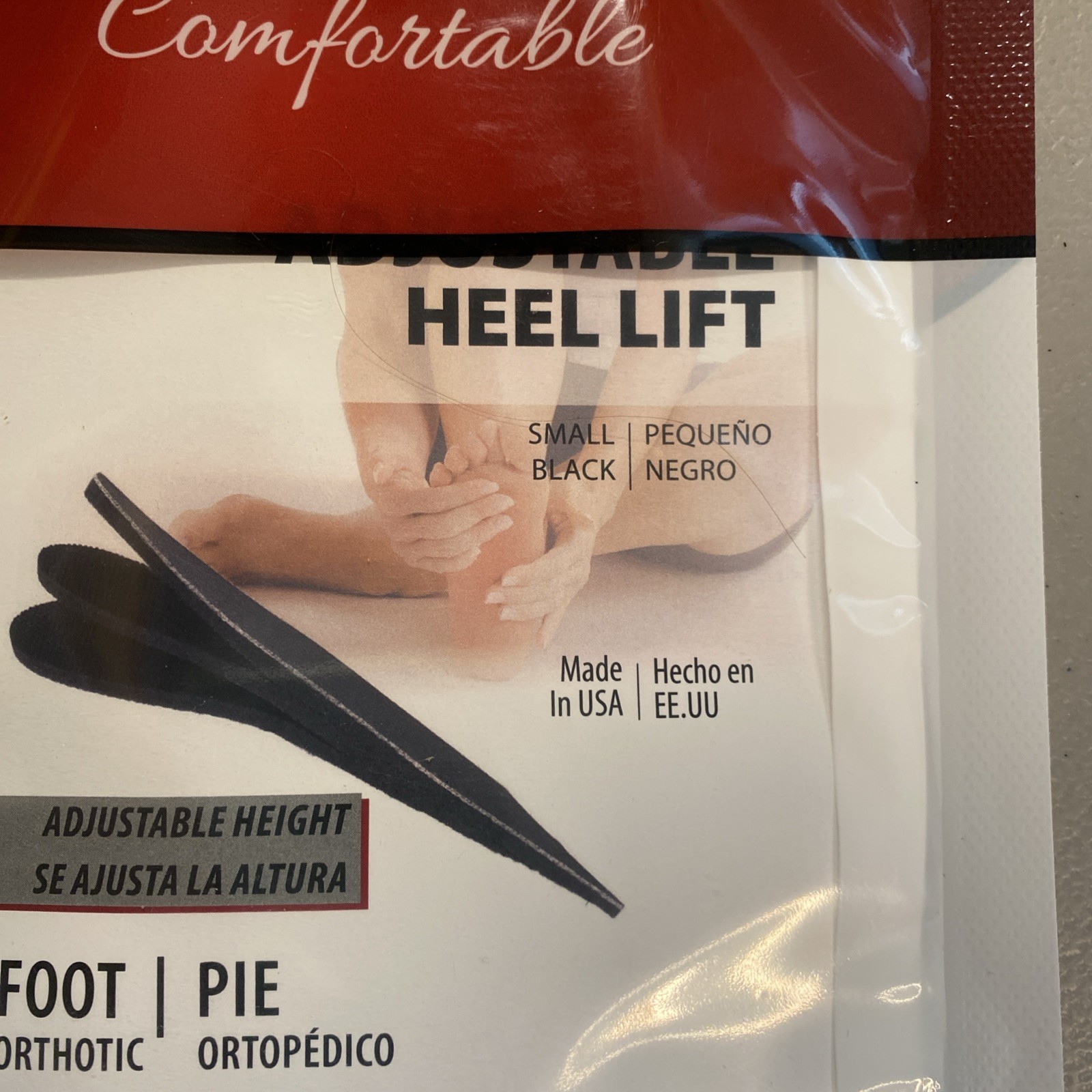 Core Products /Adjustable Heel Height Lift /Size Small Single lift, not a pair